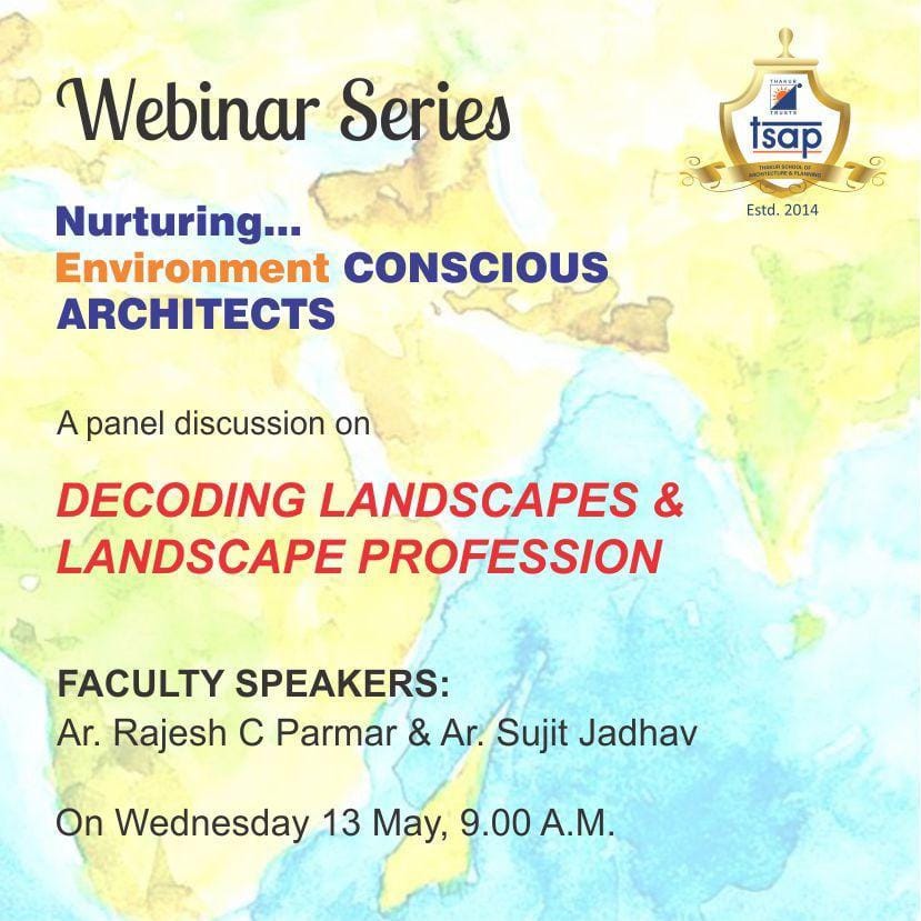 Websinar on Nurturing Environment Concious Architects